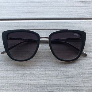 Quay French Kiss Black Sunglasses